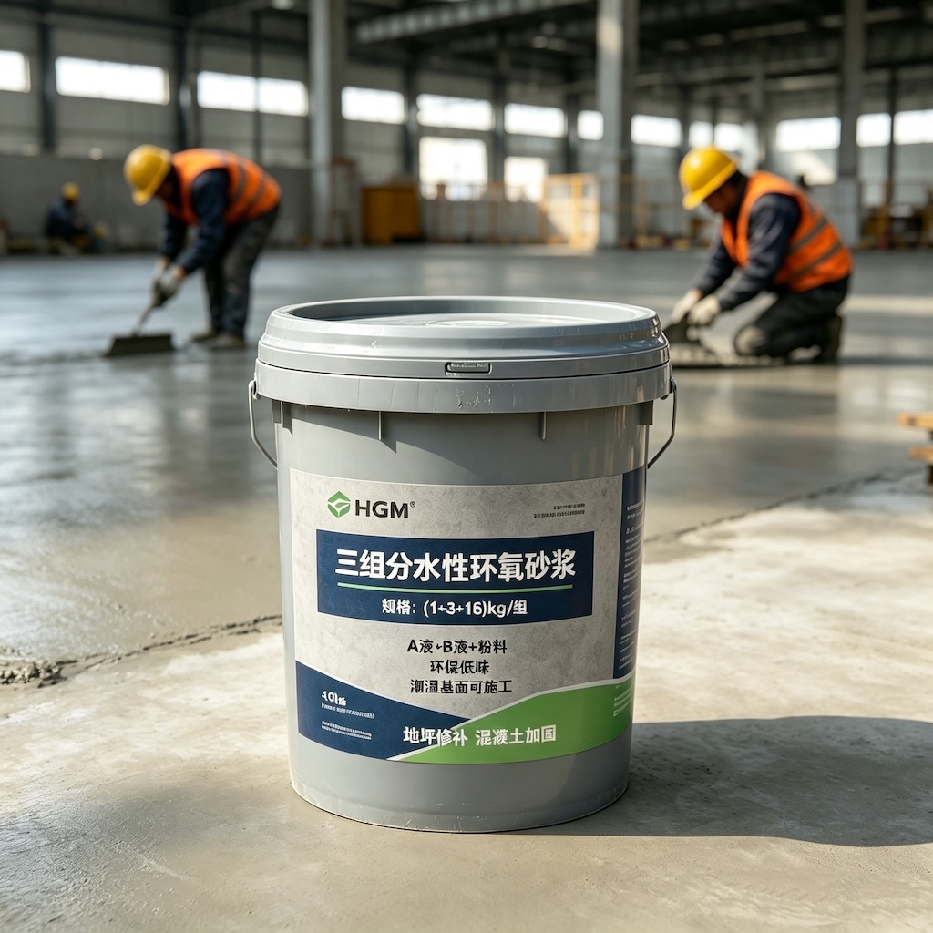 黄平三组份水性环氧砂浆